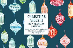 Christmas Vibes II, a Pattern Graphic by swiejko