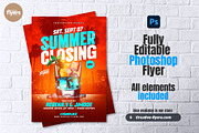 Summer Closing Party Flyer, a Design Template by Rome B Creation (Thumbnail 2 of 2)