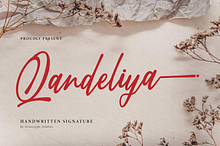 Qandeliya | Handwritten Signature