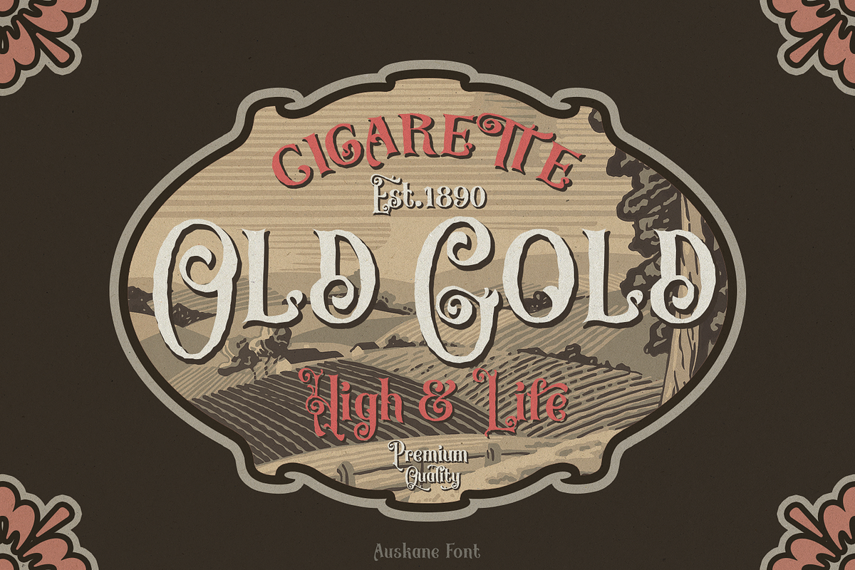 Auskane Victorian Font, a Blackletter Font by madeDeduk (Photo 5 of 8)