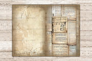 Vintage Newspaper Junk Journal, a Decorative Illustration by GlamArtZhanna (Thumbnail 3 of 9)