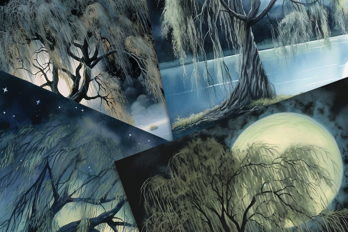 Sad Willow Tree, a Background Graphic by Curve Design (Photo 4 of 4)