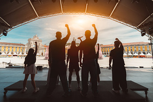 Europe Pride unity celebration stage, a Holiday Photo by SkyNext