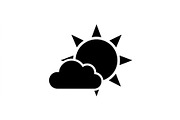 Sunny Cloud Weather Symbols, an Object Graphic by Designer_Momina (Thumbnail 4 of 5)