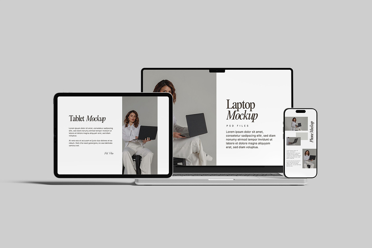 Multi Device Mockup, a Device Mockup by Graphiculon (Photo 5 of 11)