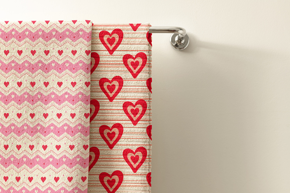 Valentine Stripe Seamless Pattern, a Pattern Graphic by Digital Studio (Photo 6 of 12)