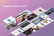 Isometric Website Mockup, a Device Mockup by KL-Webmedia (Thumbnail 2 of 5)