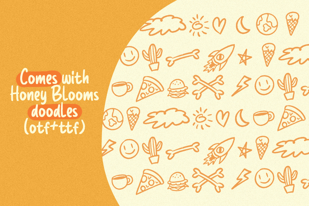 Honey Bloom - Handwritten Marker, a Handwritten Font by Littlehand (Photo 10 of 10)