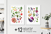 Food watercolor. Vegetables, a Food Illustration by irina.vaneeva (Thumbnail 5 of 25)