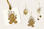 Christmas Ornaments Clipart, a Decorative Illustration by Maggie Stilwell Design (Thumbnail 2 of 10)