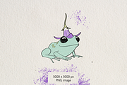 Frogs Illustration Bundle, an Animal Illustration by Little Gremlin (Thumbnail 3 of 8)