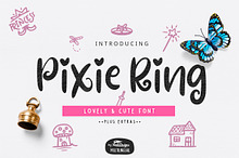 Pixie Ring Font