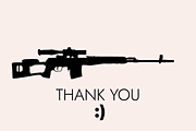 Weapons Silhouettes Dingbats Font, a Symbol Font by Minimalartstudio (Thumbnail 11 of 11)