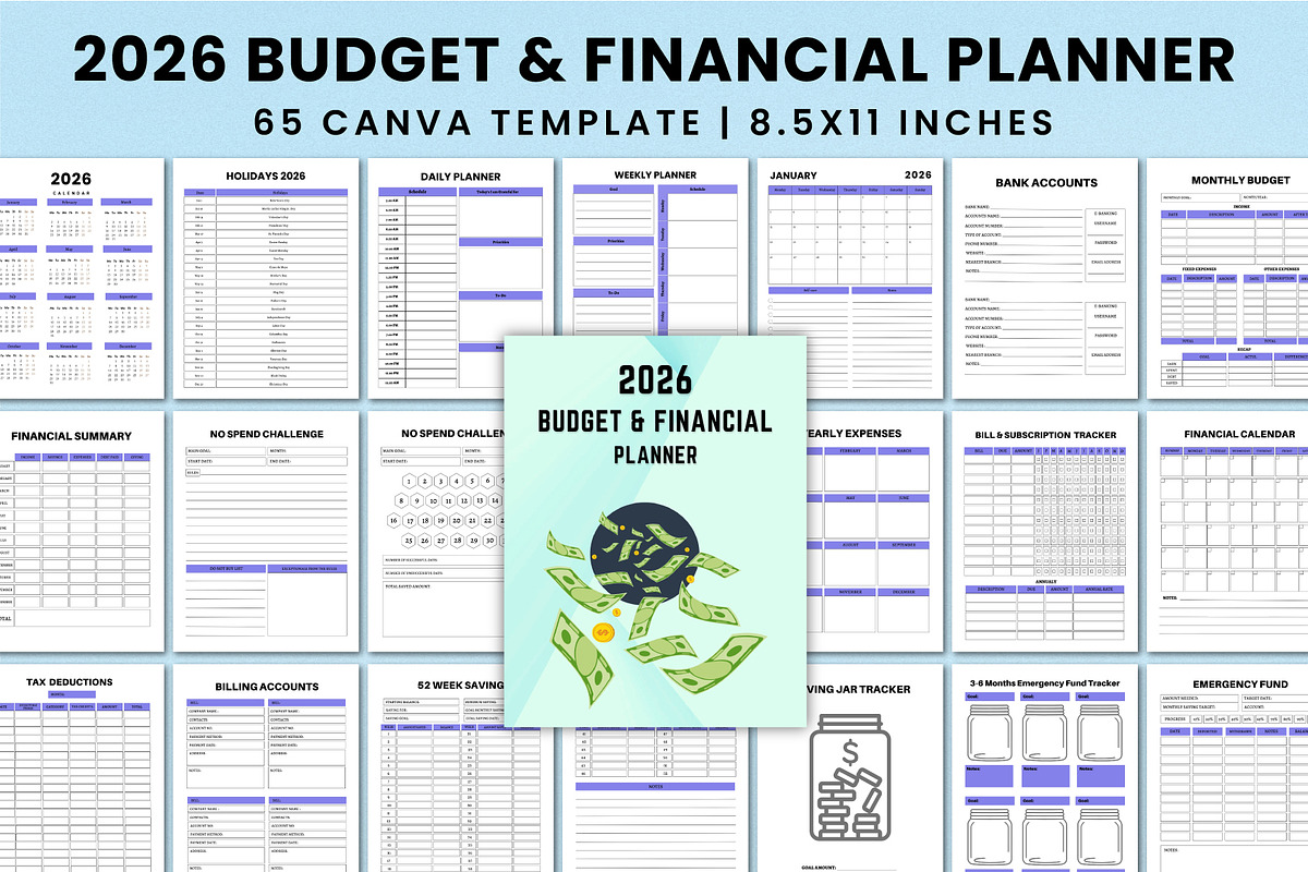 All-In-One Business Organizer Bundle, a Stationery Template by Shumaya (Photo 2 of 10)