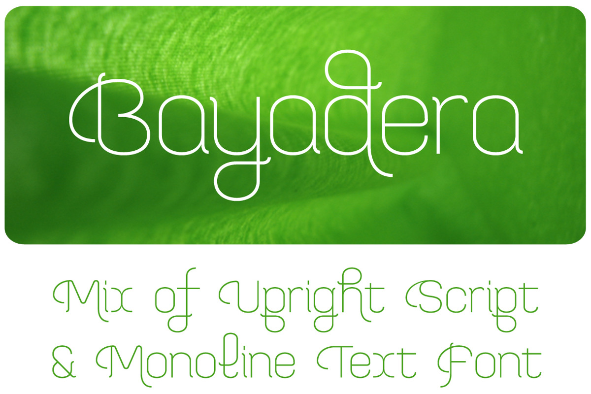 Bayadera 4F (Family)