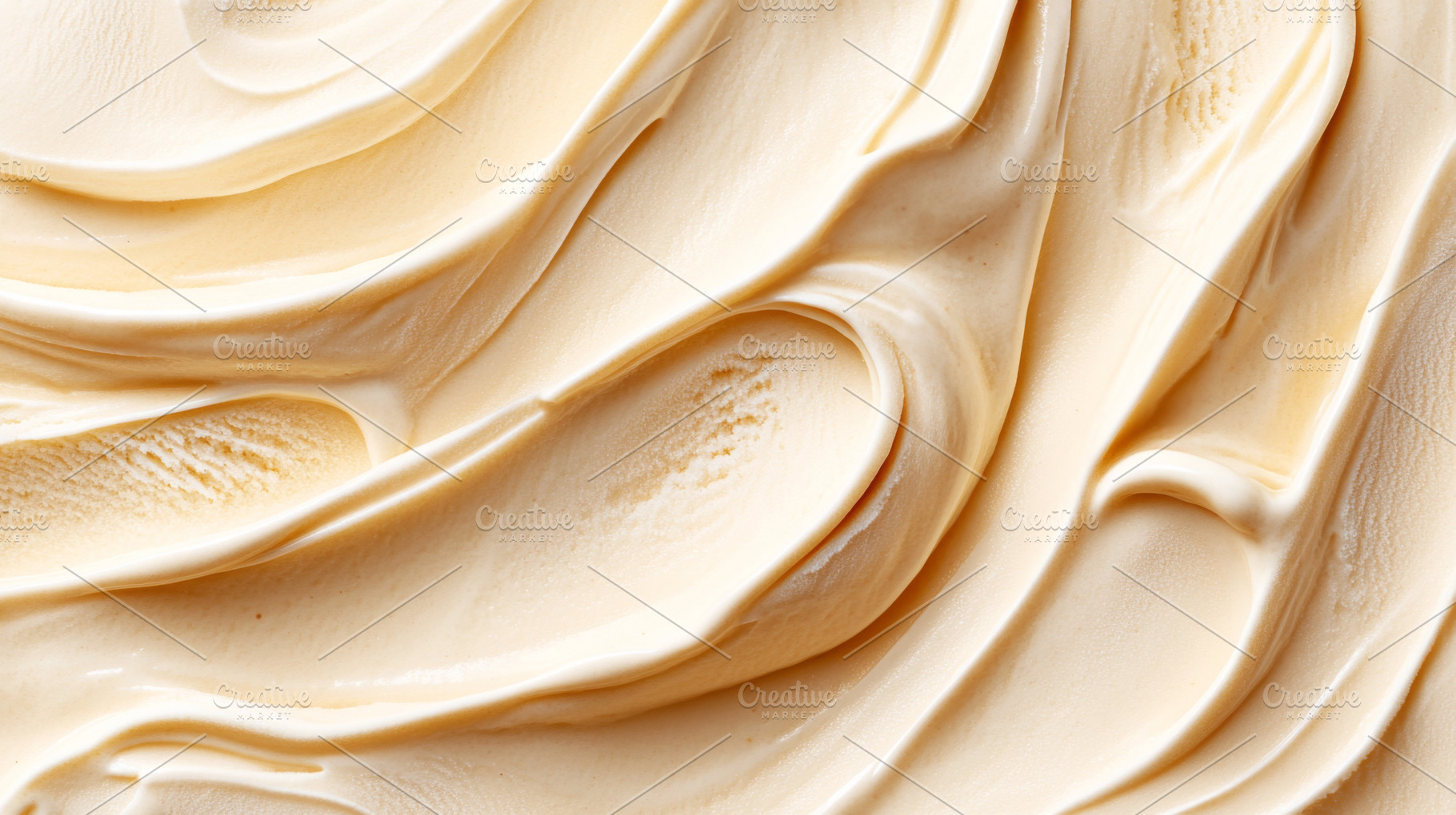 Ice cream texture close up showing intricate patterns, ideal as, a Photo by Dvoevnore photos