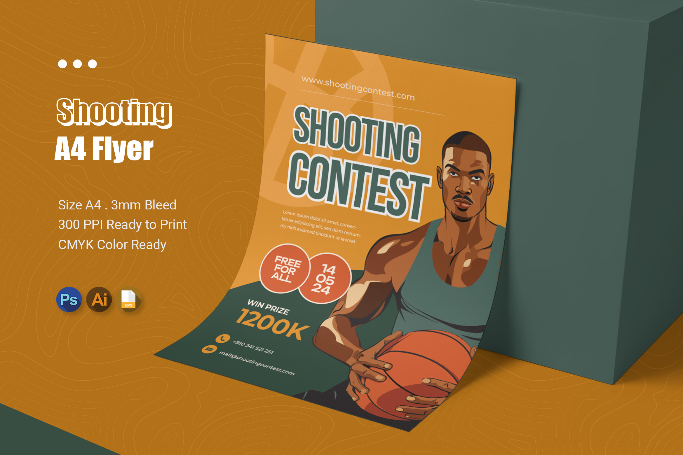 Shooting Contest Flyer, a Flyer Template by Esensifiksi.studio