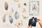 Dove Peace and Love Vibration Set, an Illustration by Ann Art Houze (Thumbnail 6 of 16)