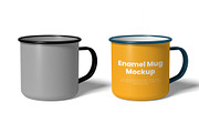 Enamel Mug Mockup, a Cups & Container Mockup by Designbuys (Thumbnail 1 of 2)