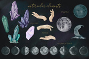 Mysterious Moons, a Texture Illustration by HmarkaShop (Thumbnail 2 of 5)