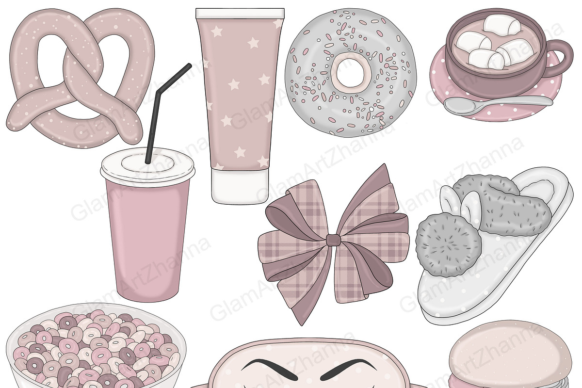 Weekend Clipart, an Illustration by GlamArtZhanna (Photo 3 of 5)