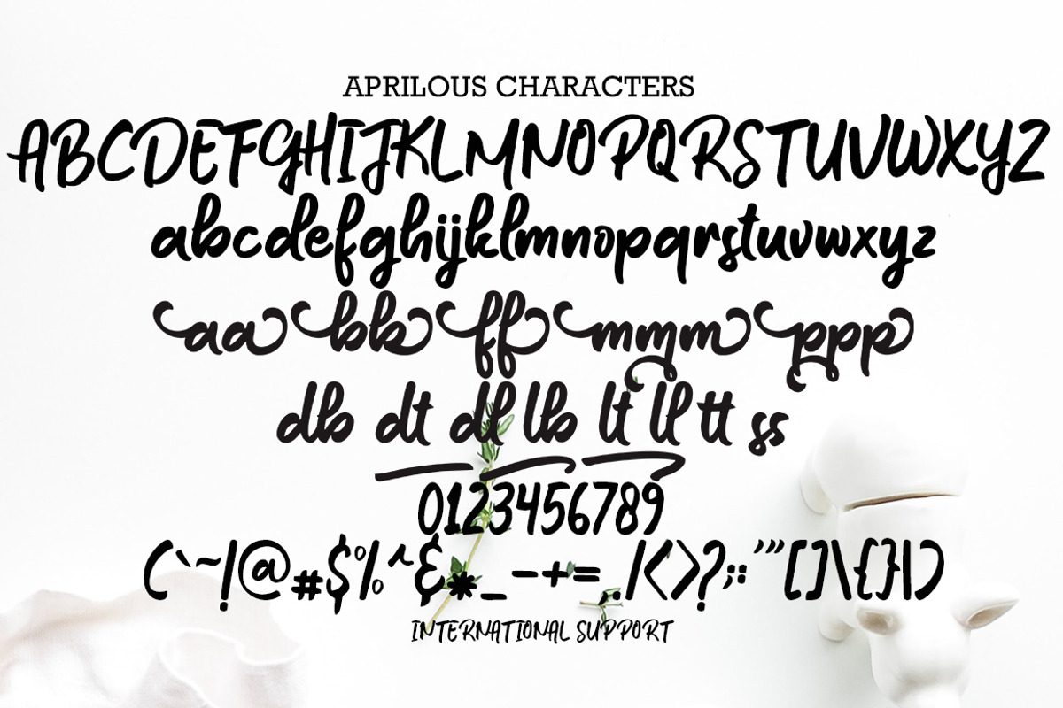 Aprilous, a Script Font by Akifatype. (Photo 5 of 6)