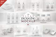 03 Clear Container Packaging Mockups, a Packaging Mockup by INCDesign (Thumbnail 1 of 26)