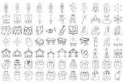 Christmas Doodle SVG Graphics, a Seasonal Illustration by DENIDigitalArtSudio (Thumbnail 7 of 9)