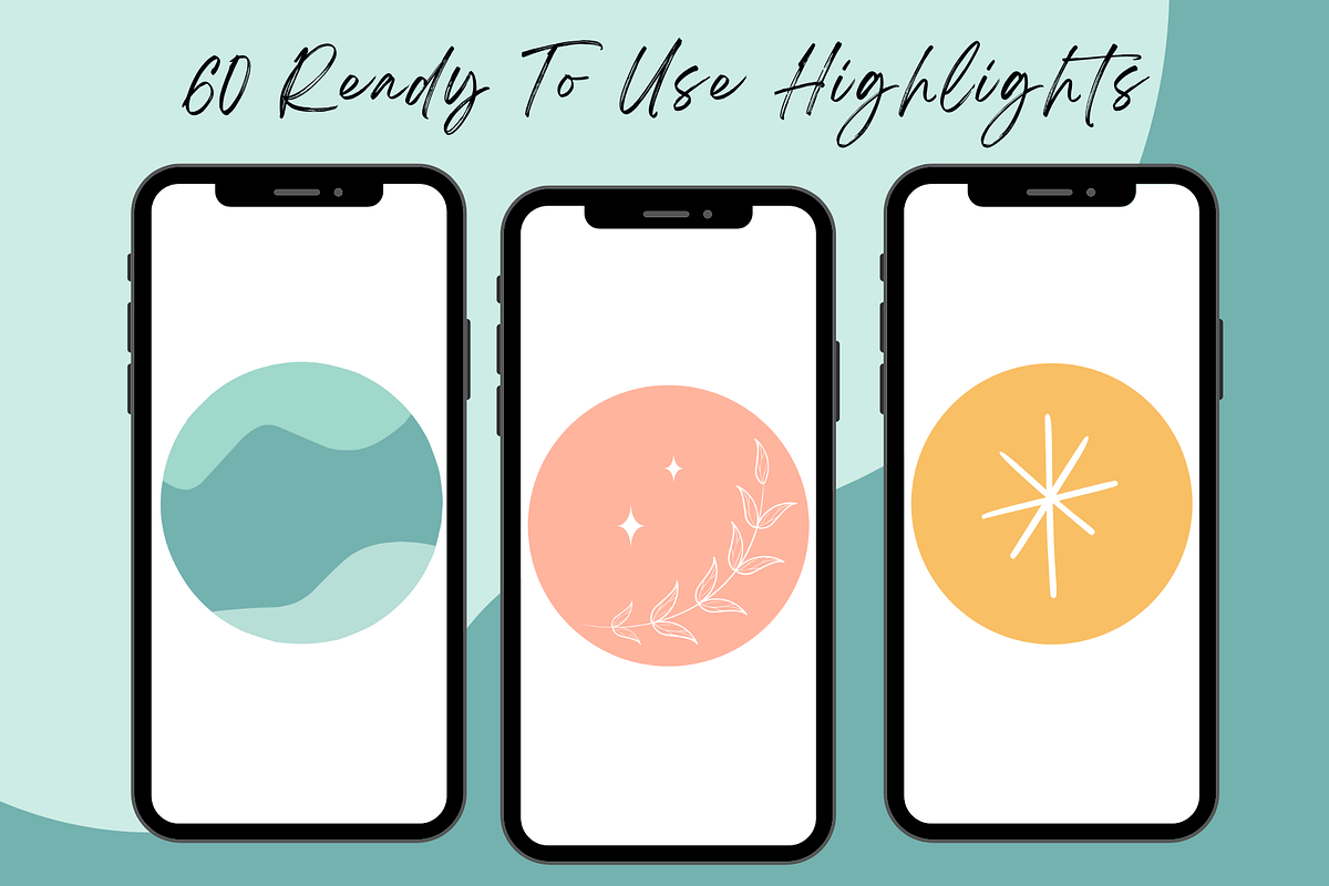 60 Pastel Instagram Story Icons, a Social Media Template by AdvertFox (Photo 2 of 5)