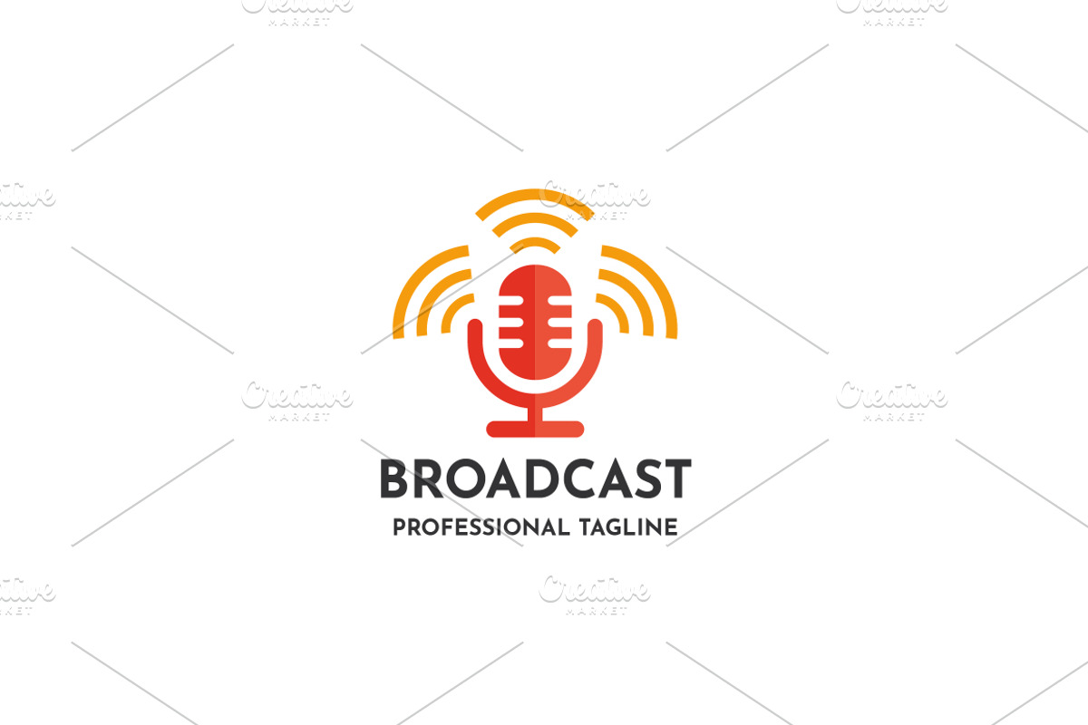 Broadcast Logo, a Branding & Logo Template by Design_Planet