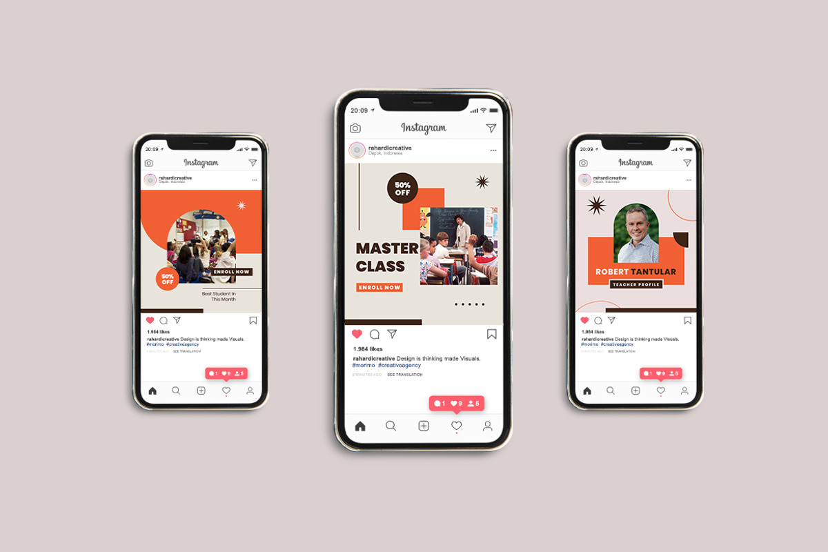 Education Instagram Post, a Social Media Template by Rahardi Creative (Photo 2 of 3)
