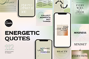 Energetic Instagram Quotes CANVA, a Social Media Template by Kimo Studio (Thumbnail 1 of 11)