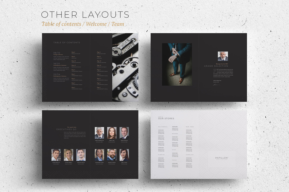 Luxury Watch Brochure Template, a Brochure Template by ID Vision Studio (Photo 12 of 15)