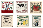 Vintage Farm Sign Sublimation Bundle, an Illustration by CreationArt (Thumbnail 2 of 3)
