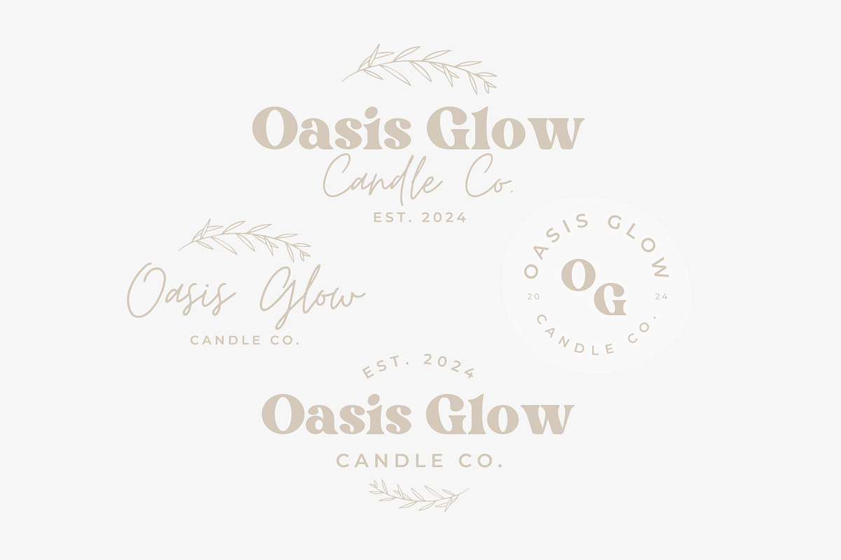 Candle Branding Kit Canva Template, a Branding & Logo Template by ChicGraphix (Photo 5 of 7)