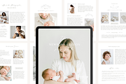 Minimalist Newborn Photography Guide, a Marketing Template by Sweet Little Muse (Thumbnail 2 of 8)