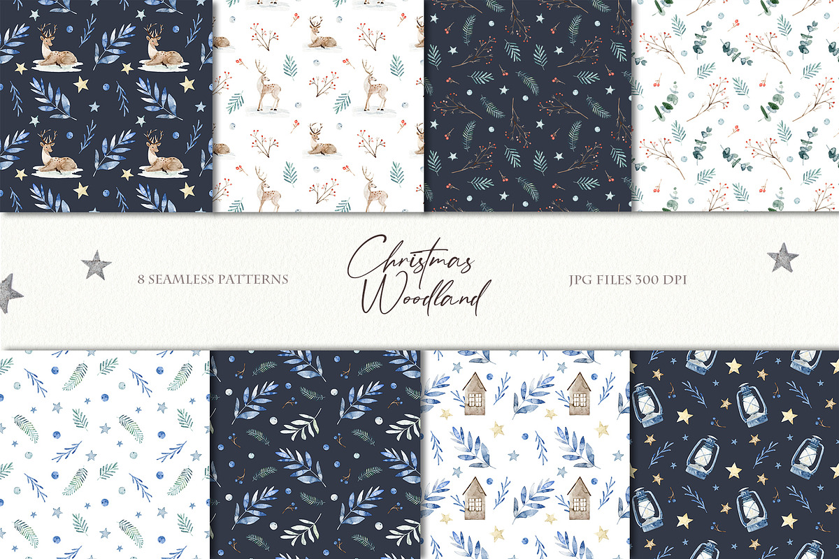 Winter Watercolor Collection, an Animal Illustration by svetsum (Photo 9 of 9)