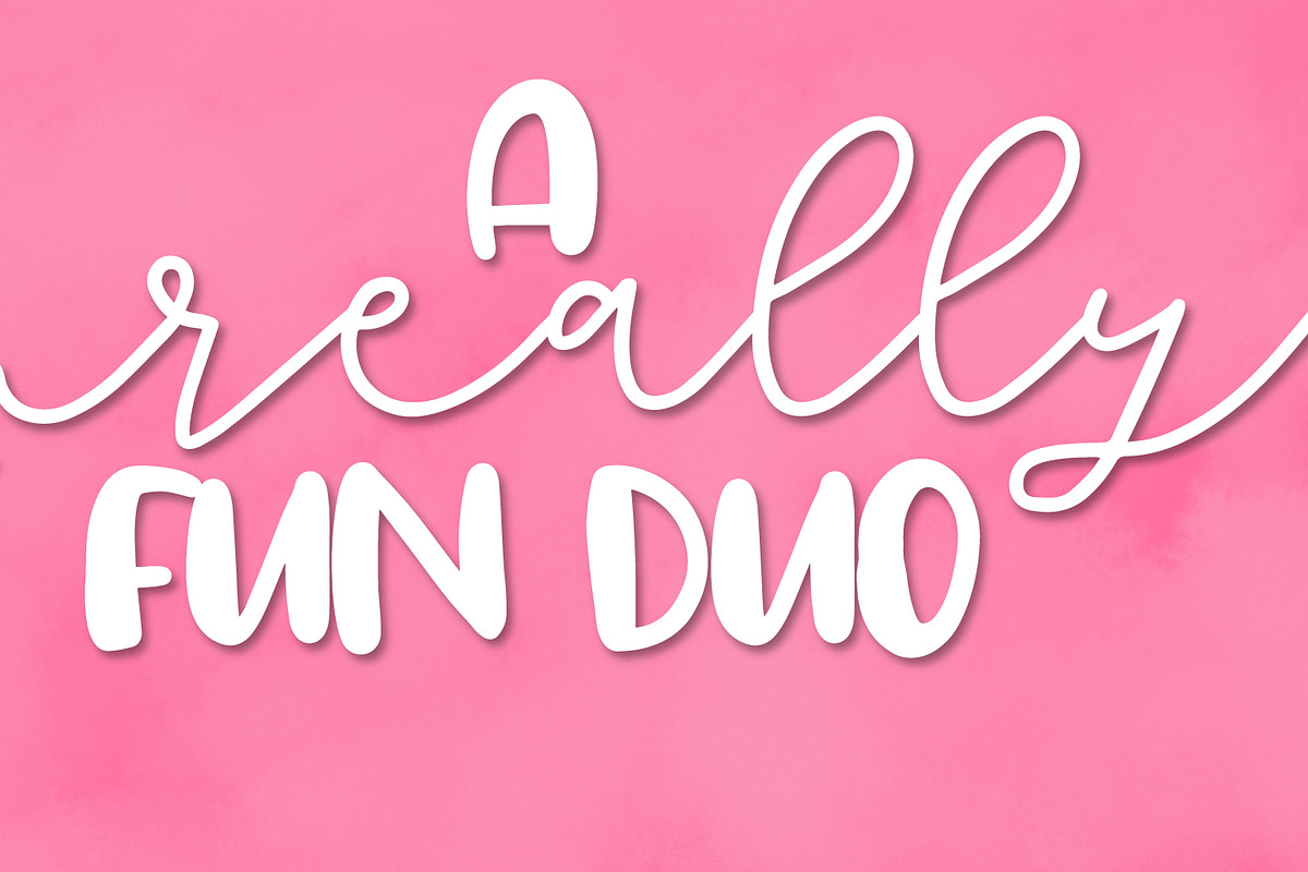 Totally Lovely - A Font Pair preview 2