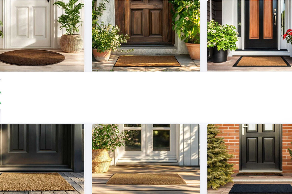Front Door Mat Mockups to the House, a Product Mockup by VetalStock (Photo 2 of 3)