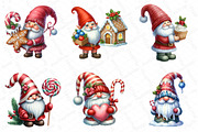 Christmas Candy Cane Icing Gnome, an Illustration by DreamPrint404 (Thumbnail 4 of 4)