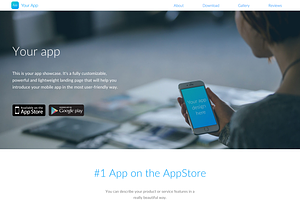 Your App Website Template