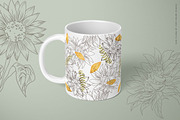 Sunflower Watercolor Illustrations, an Illustration by Fire Spark Studio (Thumbnail 10 of 10)