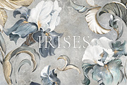 IRISES floral seamless patterns, a Pattern Graphic by Lisima (Thumbnail 1 of 14)