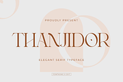 Thanjidor - Elegant Serif Typeface, a Serif Font by overlaytemplates (Thumbnail 1 of 5)