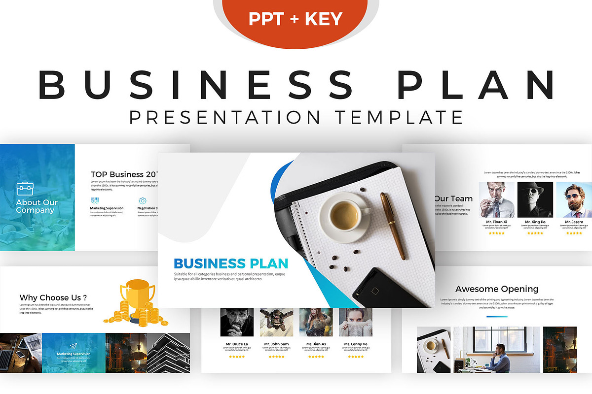 Business Plan Presentation Template, a Presentation Template by Digitcase x Wealthwells (Photo 1 of 4)