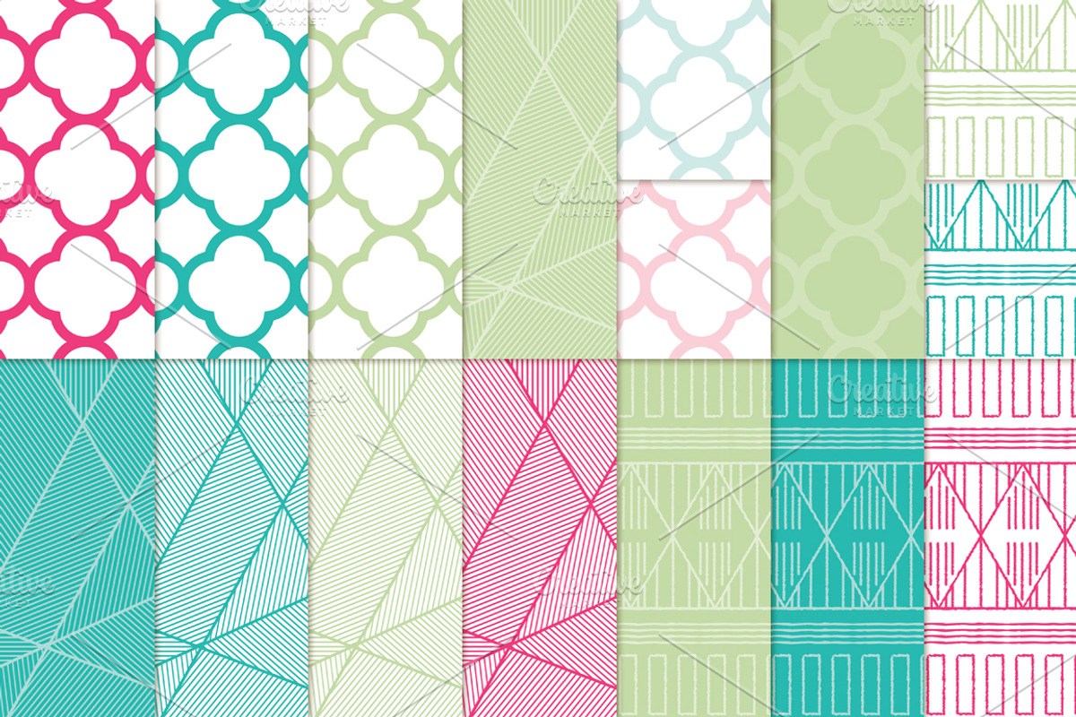 Candy Colour 48 Pattern Set preview 3