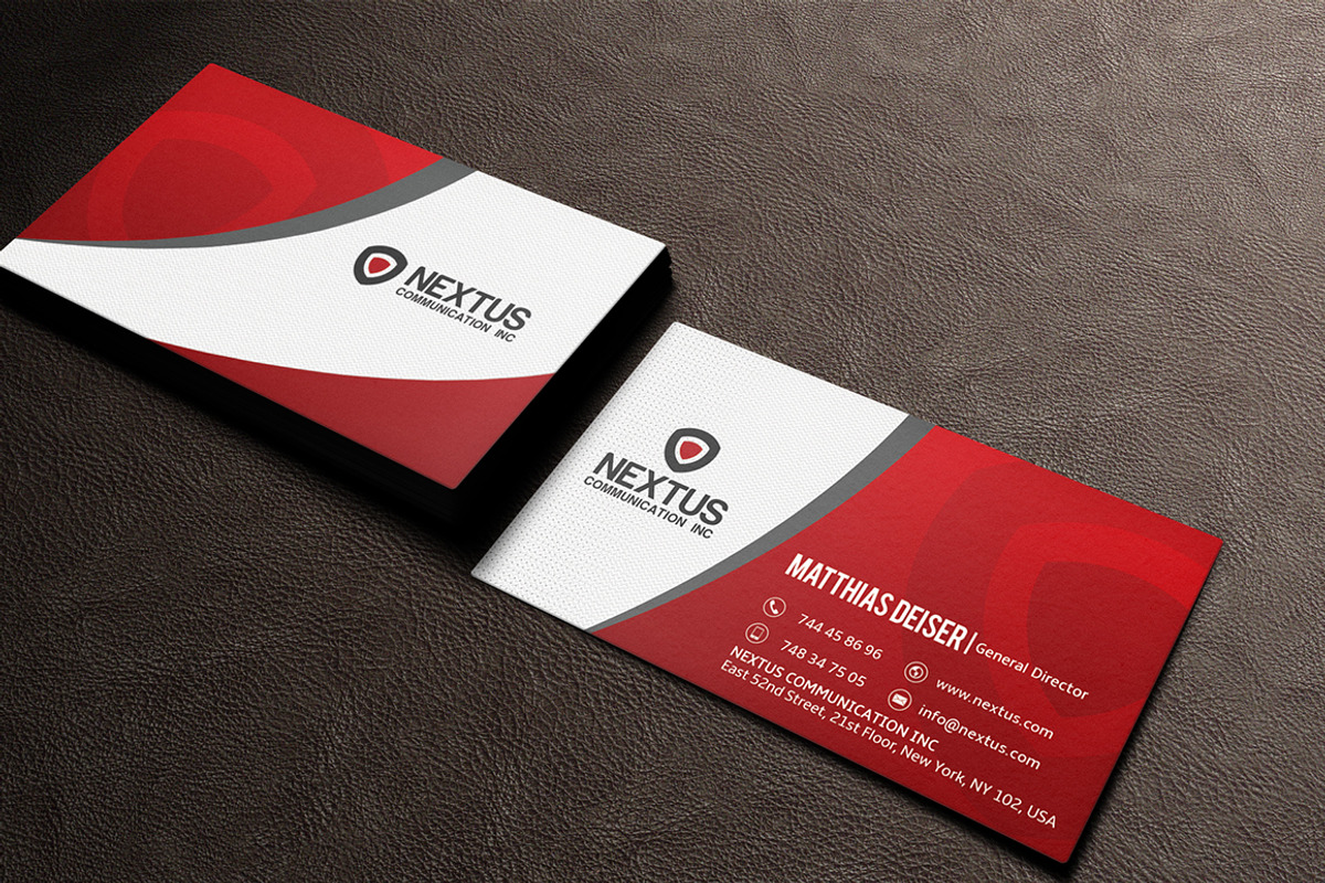 Red Business Card, a Business Card Template by Marvel (Photo 3 of 3)