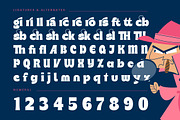 Mistur Sleuth Retro Display Font, a Sans Serif Font by timelesstype.co (Thumbnail 19 of 20)
