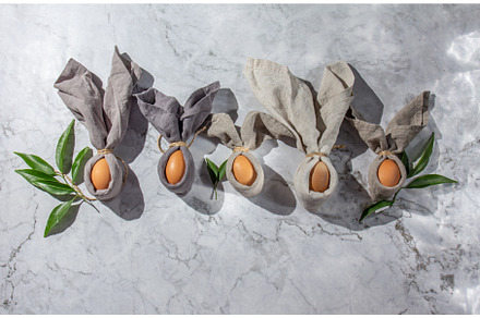Festive easter background with, a Holiday Photo by LARISA BLINOVA