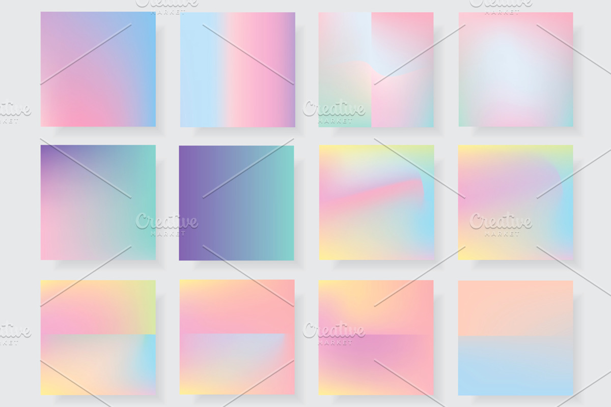 Holographic gradients, a Texture Graphic by Polar Vectors (Photo 16 of 17)